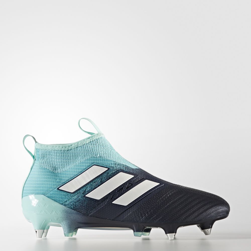 Adidas Ace 17+ Purecontrol Soft Ground - ποδοσφαιρικα παπουτσια ανδρικα - Ανοιχτο Τυρκουάζ/Ασπρα,Μέγ